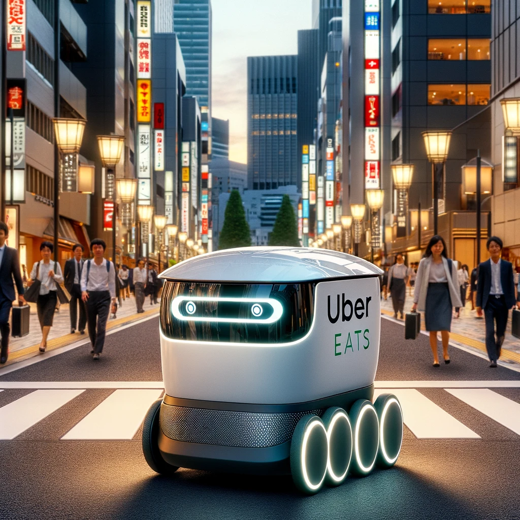 Uber Eats lance des robots de livraison autonomes à Tokyo